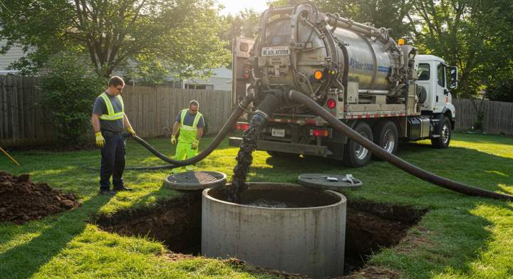 vidanger une fosse septique